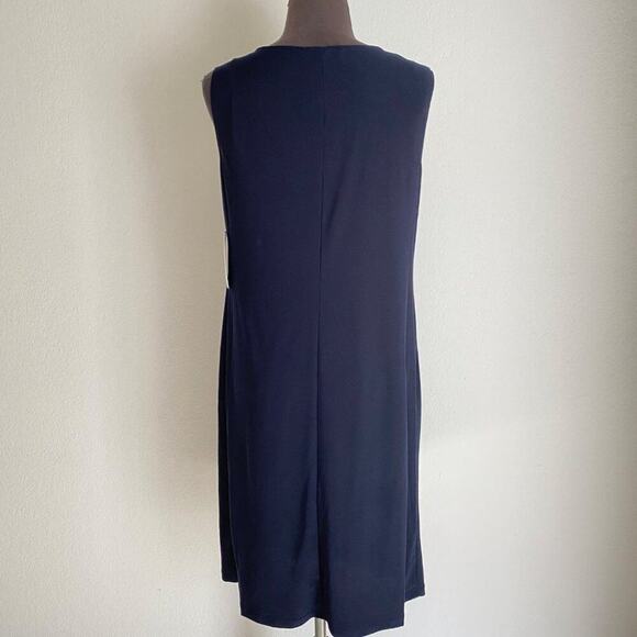 R&M Richards sz 10P‎ paisley print navy metallic gold dress and jacket - Picture 9 of 13